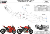 Complete Exhaust System Without Catalytic Converter And Without Sound Certification Mk3 Carbon - Mivv Compatible With Ducati Panigale V4 (2018-2022)