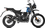 Non-Catalytic Exhaust Tip With Sound Certification Oval Steel Black - Mivv Compatible With Royal Enfield Himalayan (2021-2023)