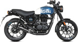 Exhaust Tip With Noise Certification Hr-1 Steel Black - Mivv Compatible With Royal Enfield Hntr 350 (2022-2024)