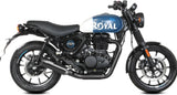 Exhaust Tip With Noise Certification Hr-1 Steel Black Carbon - Mivv Compatible With Royal Enfield Hntr 350 (2022-2024)