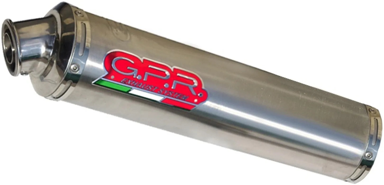 Exhaust Tip With Noise Certification Tondo Stainless Steel - Gpr Compatible With Kawasaki Zx 9R (1998-1999)