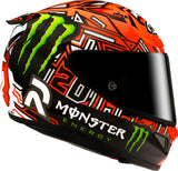 Full-Face Motorcycle Helmet Hjc Rpha 12 P.I.M. Evo (Carbon-Aramid/Fiberglass/Natural Fiber) Mc1 Quartararo Replica Ii Size 09 L