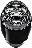 Full-Face Motorcycle Helmet Hjc Rpha 12 P.I.M. Evo (Carbon-Aramid/Fiberglass/Natural Fiber) Mc5 Quartararo Replica Size 07 S