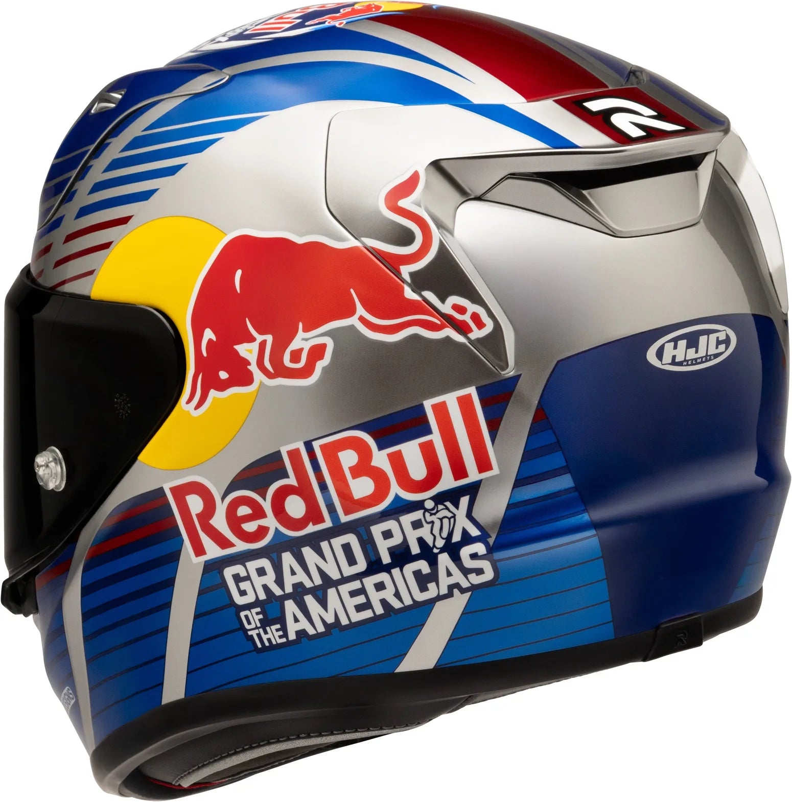 Full-Face Motorcycle Helmet Hjc Rpha 12 P.I.M. Evo (Carbon-Aramid/Fiberglass/Natural Fiber) Mc21 Red Bull Austin Gp 2 Size 11 Xxl
