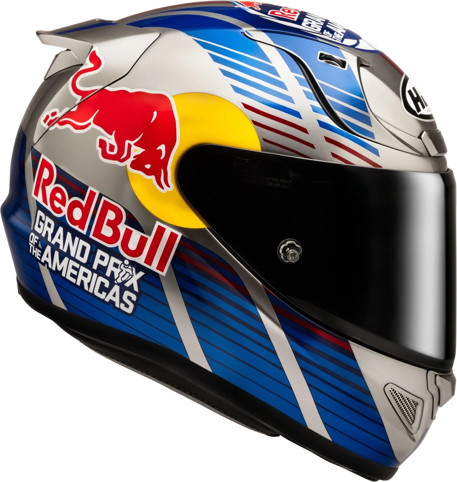 Full-Face Motorcycle Helmet Hjc Rpha 12 P.I.M. Evo (Carbon-Aramid/Fiberglass/Natural Fiber) Mc21 Red Bull Austin Gp 2 Size 07 S