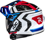 Full-Face Motorcycle Helmet Hjc Rpha 60 P.I.M. Evo (Carbon-Aramid/Fiberglass) Mc21 Dakar Size 06 Xs