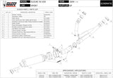 Non-Catalytic Exhaust Tip With Sound Certification Gp Carbon - Mivv Compatible With Suzuki Sv 650 (2004-2015)