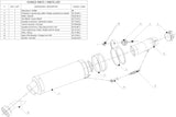 Exhaust Tip With Noise Certification Gp Steel Black - Mivv Compatible With Suzuki Gsx-R 750 (2008-2010)