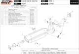Exhaust Tip With Noise Certification Suono Steel Black Carbon - Mivv Compatible With Suzuki Gsx-R 600 (2008-2010)