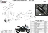 Exhaust Tip With Noise Certification Mk3 Carbon - Mivv Compatible With Suzuki Gsx-S 1000 Katana (2019-2024)