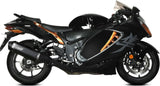 Dual Exhaust System With Sound Certification Speed Edge Titanium Carbon - Mivv Compatible With Suzuki Gsx-R 1300 Hayabusa (2021-2024)