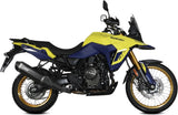 Exhaust Tip With Noise Certification Speed Edge Steel Black Carbon - Mivv Compatible With Suzuki V-Strom 800 Se (2023-2024)