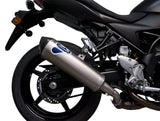 Exhaust Tip With Noise Certification Relevance Stainless Steel Carbon Cap - Termignoni Compatible With Suzuki Sv 650 (2016-2019)