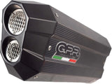 Exhaust Tip With Noise Certification Sonic Carbon Look - Gpr Compatible With Bmw R 1200 Rs Lc (2017-2019)