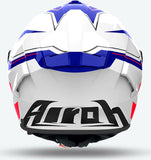 Full-Face Motorcycle Helmet Airoh Spark 2 - Sp2D18 Thermoplastic Hrt Blue Red Glossy Dart Size Xl