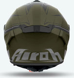 Full-Face Motorcycle Helmet Airoh Spark 2 - Sp2D70 Thermoplastic Hrt Matte Military Green Dart Size M