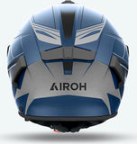 Full-Face Motorcycle Helmet Airoh Spark 2 - Sp2Sh18 Thermoplastic Hrt Matte Blue Shadow Size L