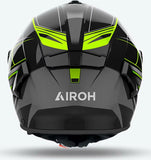 Full-Face Motorcycle Helmet Airoh Spark 2 - Sp2Sh31 Thermoplastic Hrt Gloss Yellow Shadow Size M