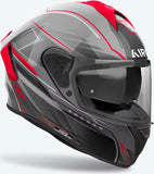 Full-Face Motorcycle Helmet Airoh Spark 2 - Sp2Sh55 Thermoplastic Hrt Gloss Red Shadow Size S