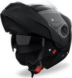 Flip-Up Motorcycle Helmet Airoh Specktre - Spec11 Thermoplastic Hrt Matte Black Color Size M