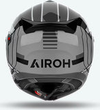 Flip-Up Motorcycle Helmet Airoh Specktre - Specg16 Thermoplastic Hrt Gloss Grey Groove Size Xxl