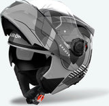 Flip-Up Motorcycle Helmet Airoh Specktre - Specg16 Thermoplastic Hrt Gloss Grey Groove Size L