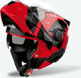 Flip-Up Motorcycle Helmet Airoh Specktre - Specg55 Thermoplastic Hrt Gloss Red Groove Size L