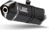 Catalytic Exhaust Tip With Sound Certification Speed Edge Steel Black Carbon - Mivv Compatible With Aprilia Tuono V4 1100 (2018-2020)