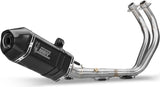 Complete Catalytic Exhaust System With Sound Certification Speed Edge Steel Black Carbon - Mivv Compatible With Yamaha Tracer 700 (2016-2024)