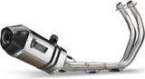 Complete Catalytic Exhaust System With Sound Certification Speed Edge Stainless Steel Carbon - Mivv Compatible With Yamaha Tracer 700 (2016-2024)