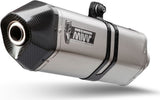 Exhaust Tip With Noise Certification Speed Edge Stainless Steel Carbon - Mivv Compatible With Bmw R 1200 Rs (2015-2018)