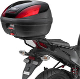Monolock Alpina Aluminium Top Case - 44 Lt Alpina Aluminium - Givi Compatible With Honda Cbr 250 R (2011-2015)