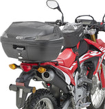 Monolock Silver Top Case - 32 Lt Technopolymer - Givi Compatible With Honda Crf 250 Rally (2017-2020)