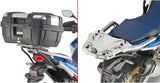 Monolock Simply Iv Black Top Case - 45 Lt Top-Case For Original Rack Simply Iv Technopolymer - Givi Compatible With Honda Crf 1100 L Africa Twin (2020-2023)