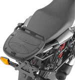 Monolock Black Tech Top Case - 30 Lt Technopolymer - Givi Compatible With Honda Cb 125 F (2021-2024)