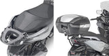 Monolock Black Tech Top Case - 29 Lt Technopolymer - Givi Compatible With Honda Forza 350 (2021-2022)