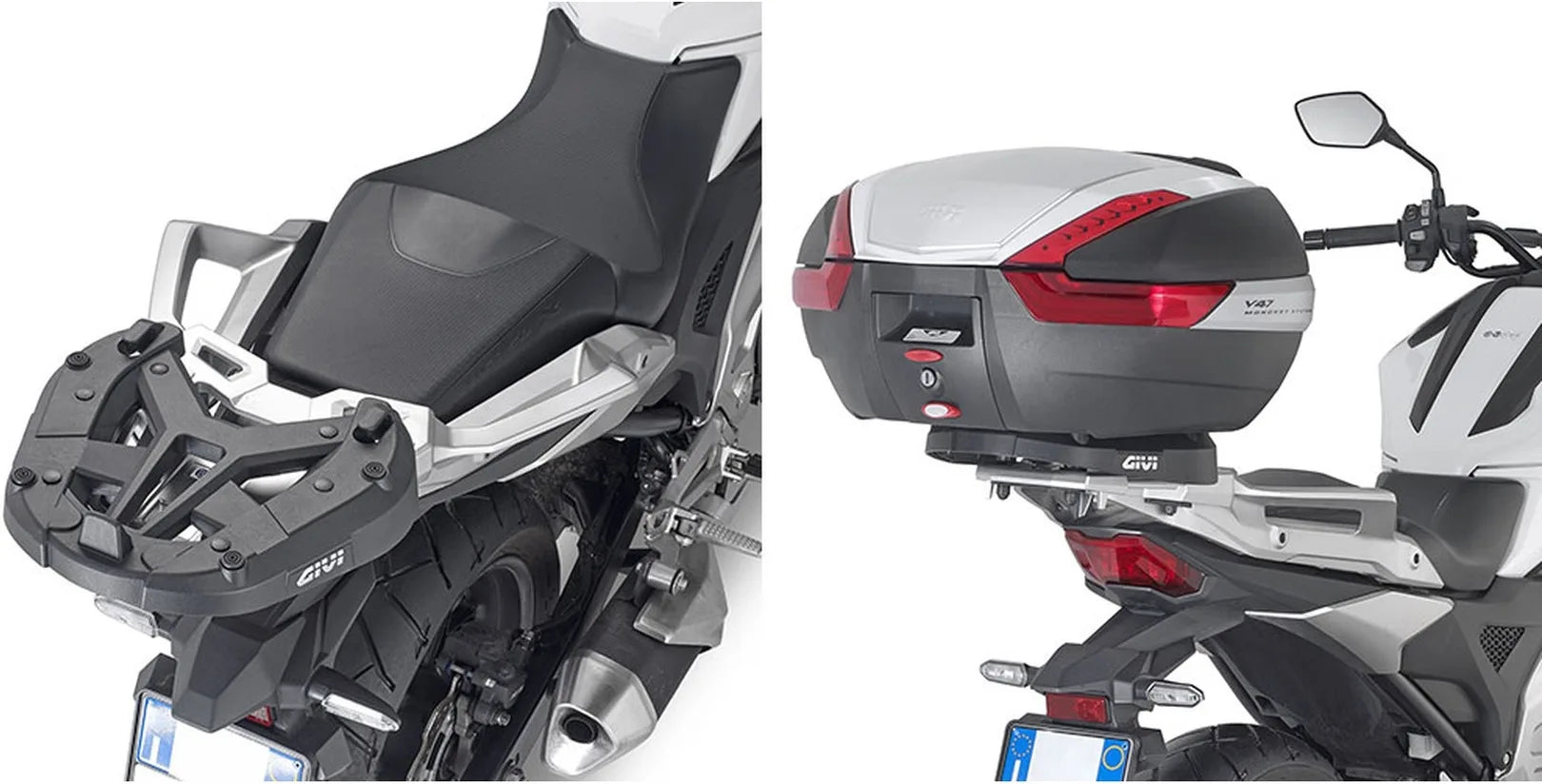 Monolock Alpina Aluminium Top Case - 44 Lt For Original Rack Alpina Aluminium - Givi Compatible With Honda Nc 750 X (2025)