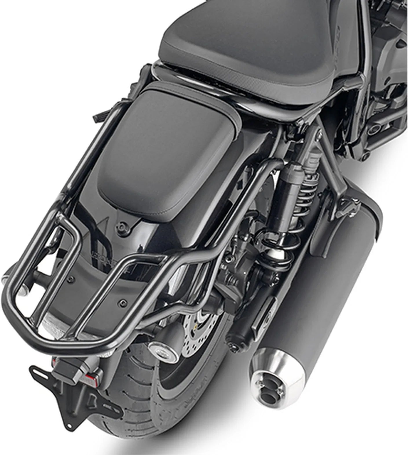 Monokey Trekker Black Aluminium Top Case - 33 Lt Trekker Aluminium - Givi Compatible With Honda Cmx 1100 Rebel (2021-2024)