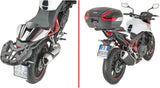 Monolock Alpina Black Aluminium Top Case - 44 Lt Alpina Aluminium - Givi Compatible With Honda Cb 750 Hornet (2023-2024)