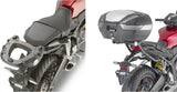 Monokey Trekker Lite Gray Top Case - 35 Lt Trekker Lite Technopolymer - Givi Compatible With Honda Cbr 650 R (2021-2023)