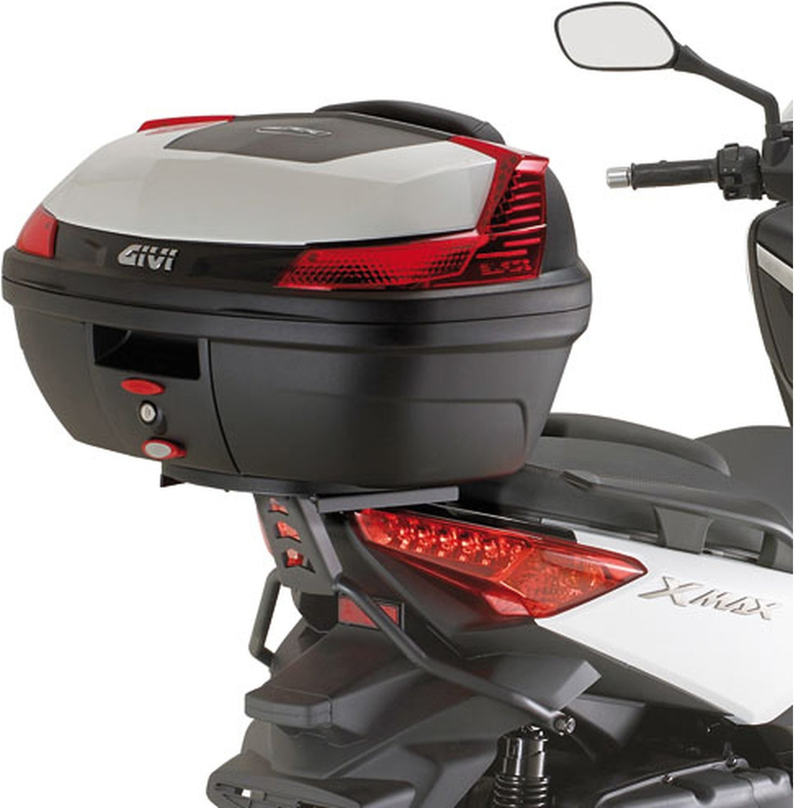 Monolock Simply Iv Black Tech Top Case - 45 Lt Simply Iv Technopolymer - Givi Compatible With Mbk Skyliner 125 - 250 (2014)