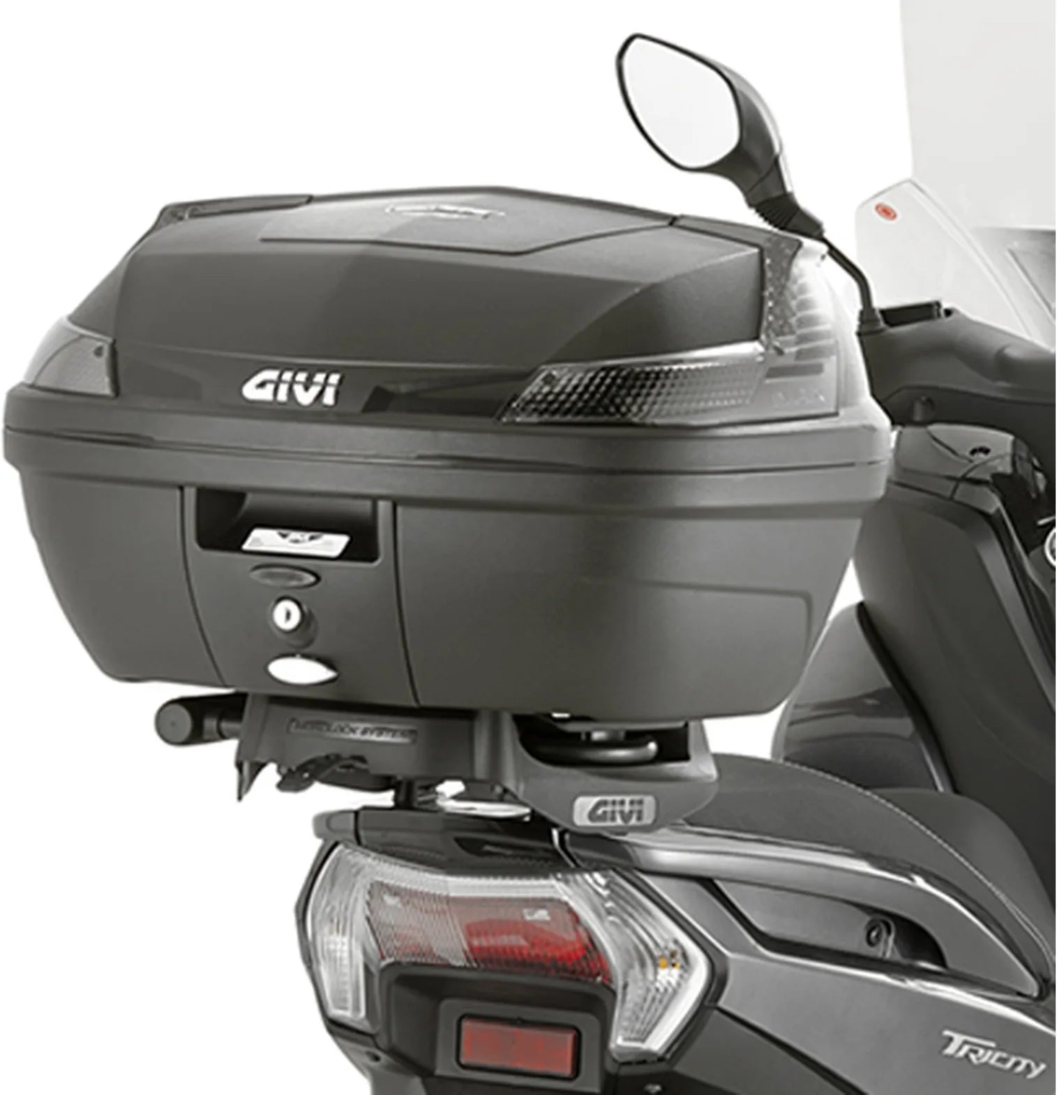 Rear Rack For Monolock Top-Case - Givi Compatible With Mbk Tryptik 125 (2014-2017)
