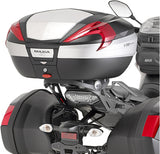 Monokey Trekker Lite Gray Top Case - 35 Lt Trekker Lite Technopolymer - Givi Compatible With Yamaha Mt-09 Tracer (2015-2017)