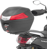Monolock Black Tech Top Case - 30 Lt C30Nt Technopolymer - Givi Compatible With Yamaha N-Max 125 - 155 (2015-2020)