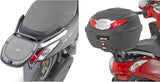 Monolock Black Tech Top Case - 30 Lt C30Nt Technopolymer - Givi Compatible With Yamaha D'Elight 125 (2017-2020)