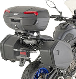 Monokey Arena Black Tech Top Case - 45 Lt For Original Rack Arena Technopolymer - Givi Compatible With Yamaha X-Max 300 (2017-2022)