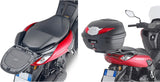 Monolock Blade Black Top Case - 47 Lt Blade Technopolymer - Givi Compatible With Yamaha N-Max 125 - 155 (2021-2024)