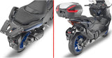 Monolock Black Tech Top Case - 30 Lt Technopolymer - Givi Compatible With Yamaha T-Max 560 (2022-2024)