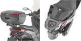 Monokey Trekker Dolomiti Black Aluminium Top Case - 46 Lt Trekker Dolomiti Aluminium - Givi Compatible With Yamaha X-Max 125 (2023-2024)