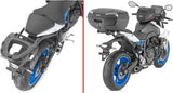 Monolock Silver Top Case - 32 Lt Technopolymer - Givi Compatible With Suzuki Gsx 8S (2023-2024)